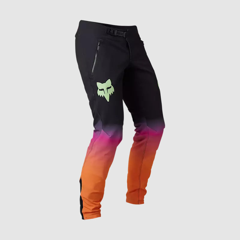 Pantalon Fox Bicicleta Flexair Race para Bicicleta Negro/Naranjo