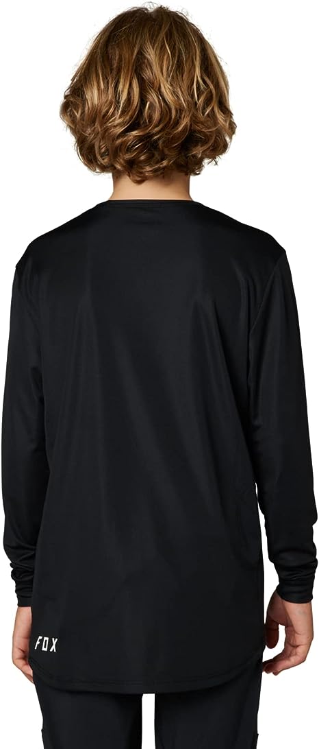 Polera Bicicleta Niño Ranger Manga Larga Negro Fox