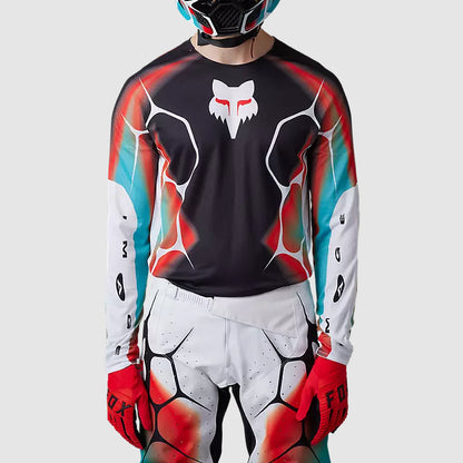 Polera Moto 360 Syz Negro/Blanco/Rojo Fox polera moto fox motocross