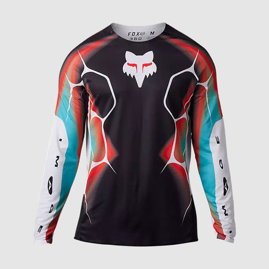 Polera Moto 360 Syz Negro/Blanco/Rojo Fox