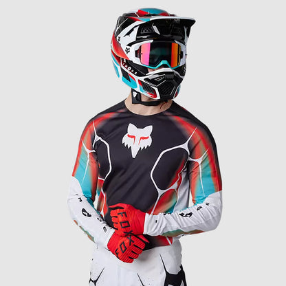 Polera Moto 360 Syz Negro/Blanco/Rojo Fox polera moto fox motocross