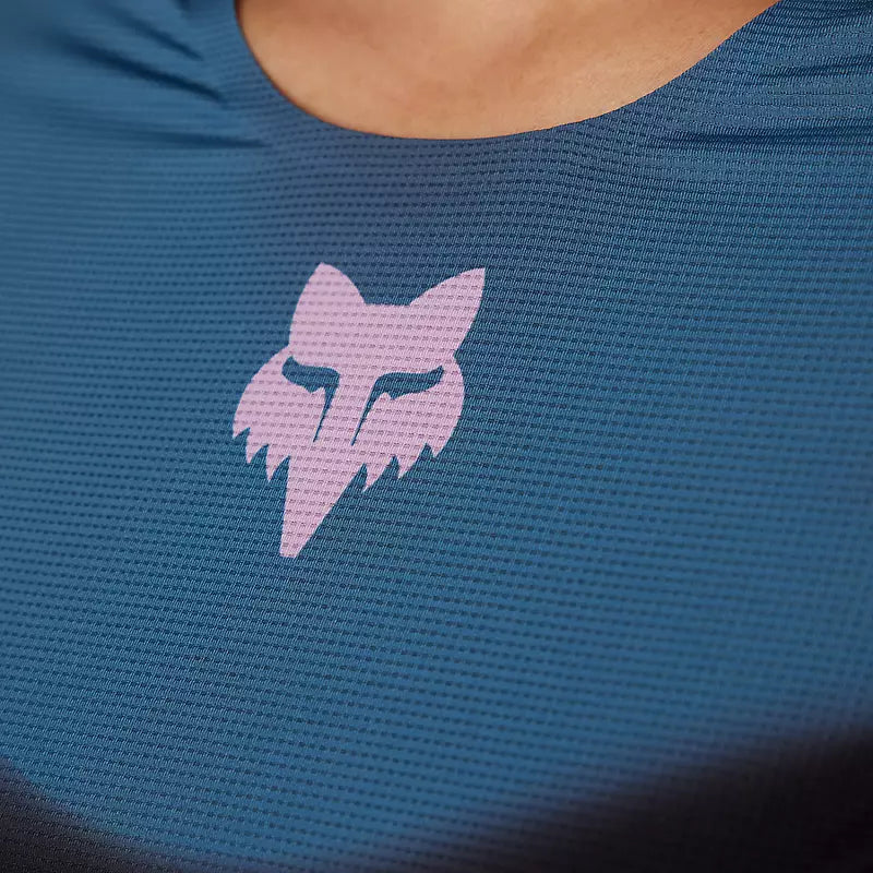 Polera Bicicleta Mujer Flexair TS57 Manga Larga Negro Fox