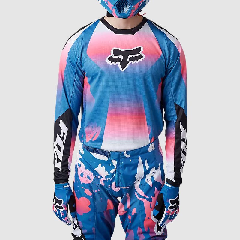 Polera Moto 180 Morphic Celeste Fox polera moto fox motocross