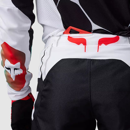 Pantalon Moto 360 Syz Negro/Blanco/Rojo Fox