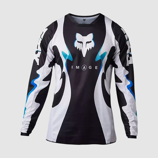 Polera Moto 180 Kozmik Negro/Blanco Fox
