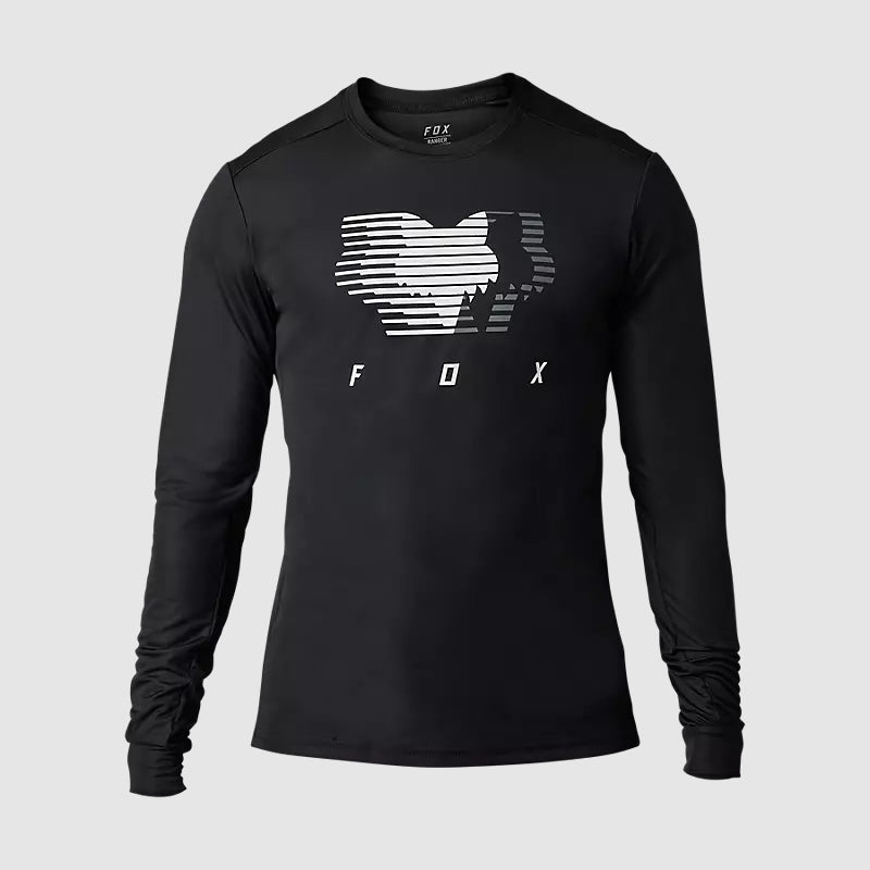 Polera Bicicleta Ranger Dayto Manga Larga Negro Fox polera bicicleta fox mtb