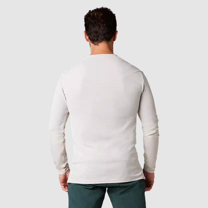 Polera Bicicleta Flexair Pro Manga Larga Blanco Fox