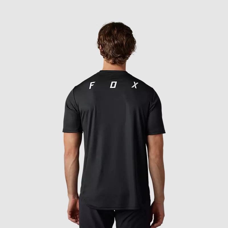 Polera Bicicleta Ranger Keel Negro/Rojo Fox polera bicicleta fox mtb