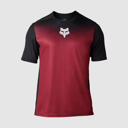 Polera Bicicleta Ranger Keel Negro/Rojo Fox polera bicicleta fox mtb