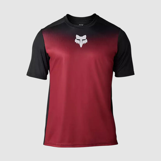 Polera Bicicleta Ranger Keel Negro/Rojo Fox polera bicicleta fox mtb