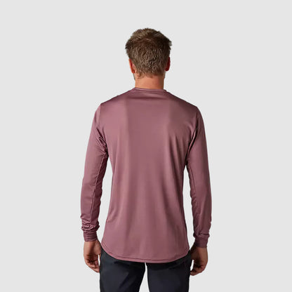 Polera Bicicleta Ranger Dayto Manga Larga Burdeo Fox polera bicicleta fox mtb