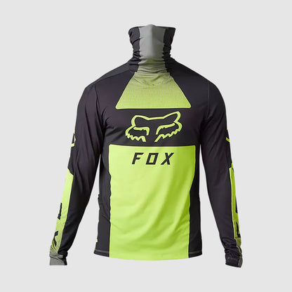 Polera Moto Ranger Drive Krux SXS Con Cuello Amarillo Fluor Fox