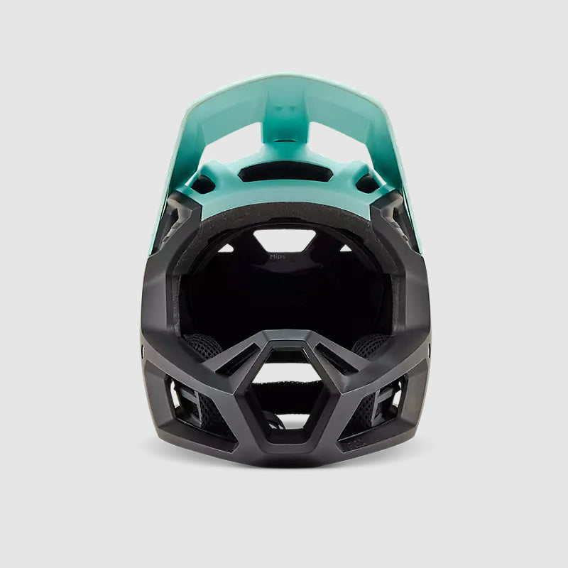 Casco Bicicleta New Proframe Clyzo Negro/Dorado/Celeste Fox | Casco MTB Fox casco fox racing motocross mtb