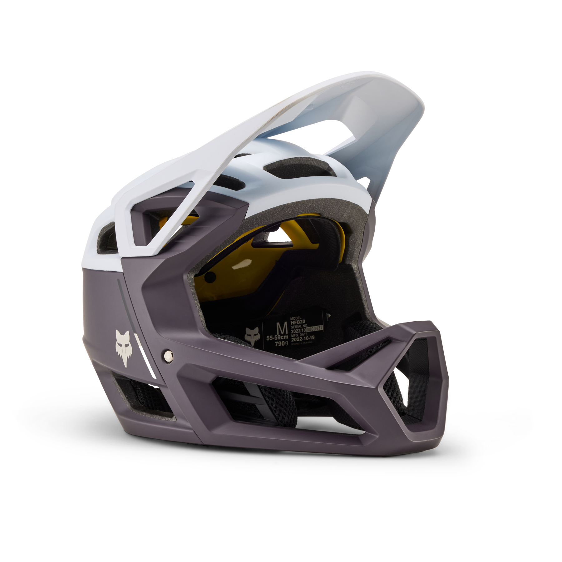 Casco Bicicleta New Proframe Clyzo Morado Fox | Casco MTB Fox casco fox racing motocross mtb