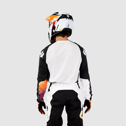 Polera Moto 360 Streak Blanco Fox polera moto fox motocross