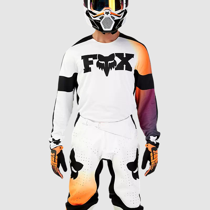 Polera Moto 360 Streak Blanco Fox polera moto fox motocross