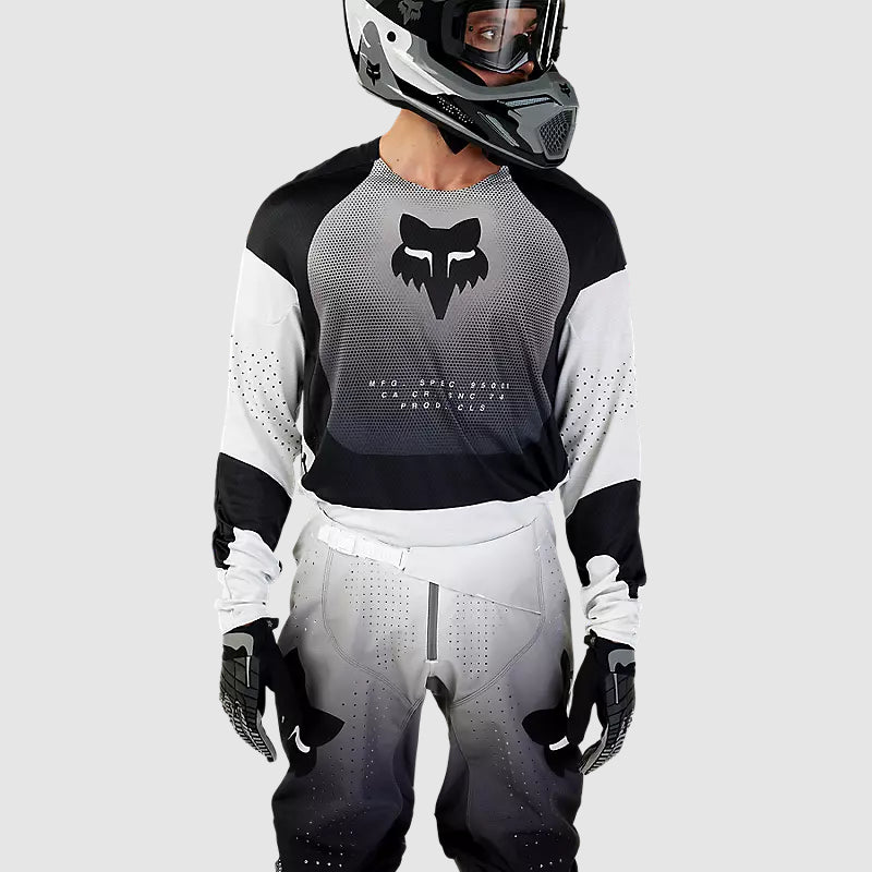 Polera Moto 360 Revise Negro/Blanco Fox polera moto fox motocross