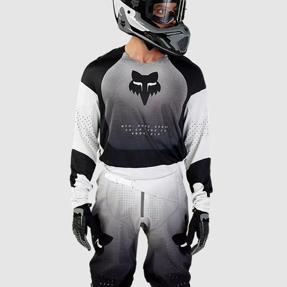 Polera Moto 360 Revise Negro/Blanco Fox polera moto fox motocross