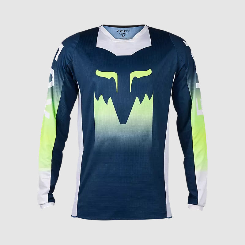 Polera Moto 180 Flora Azul Petroleo Fox polera moto fox motocross