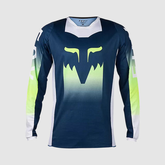 Polera Moto 180 Flora Azul Petroleo Fox polera moto fox motocross