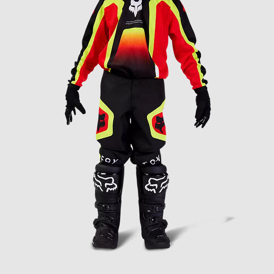 Polera Moto Infantil 180 Ballast Negro/Rojo Fox