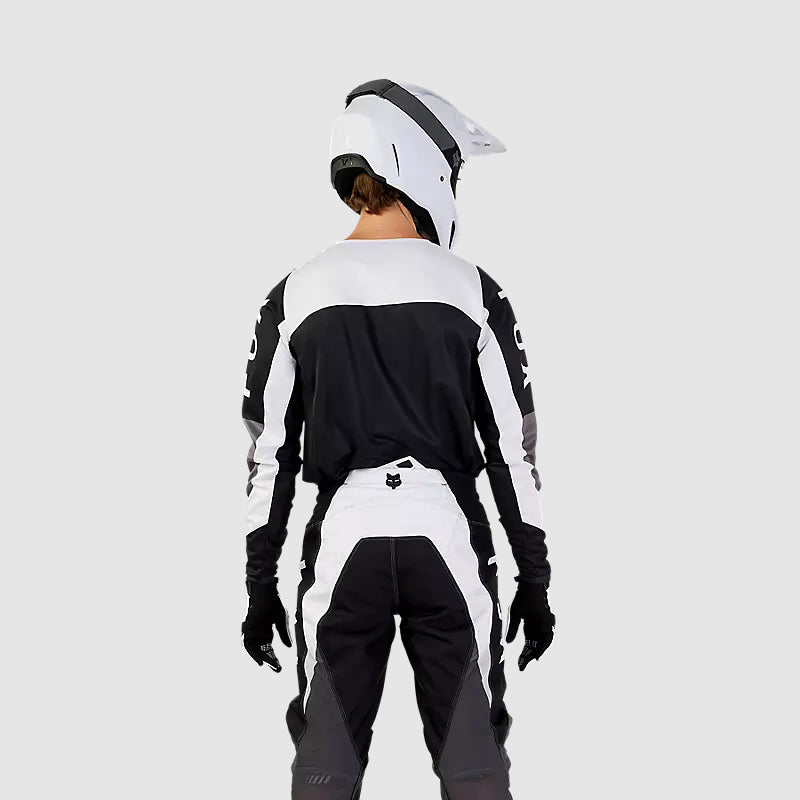 Polera Moto 180 Nitro Negro/Gris Claro Fox polera moto fox motocross