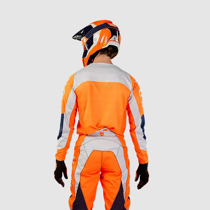 Polera Moto 180 Nitro Naranjo Fluor Fox polera moto fox motocross