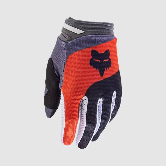 Guantes Moto Niño 180 Ballast Gris/Naranjo Fox