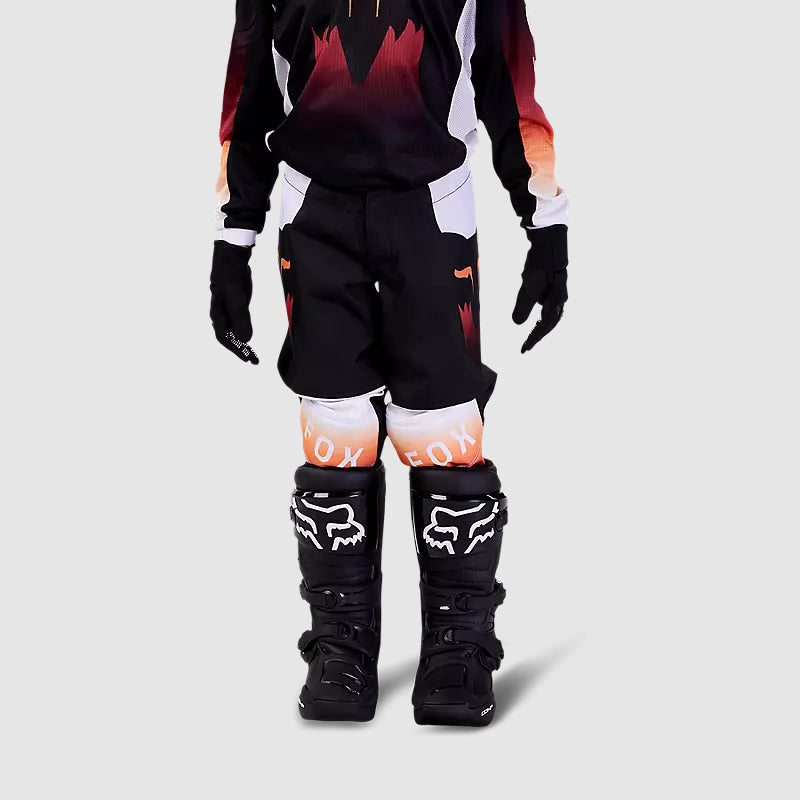 Pantalon Fox Moto Infantil 180 Flora para Moto Negro
