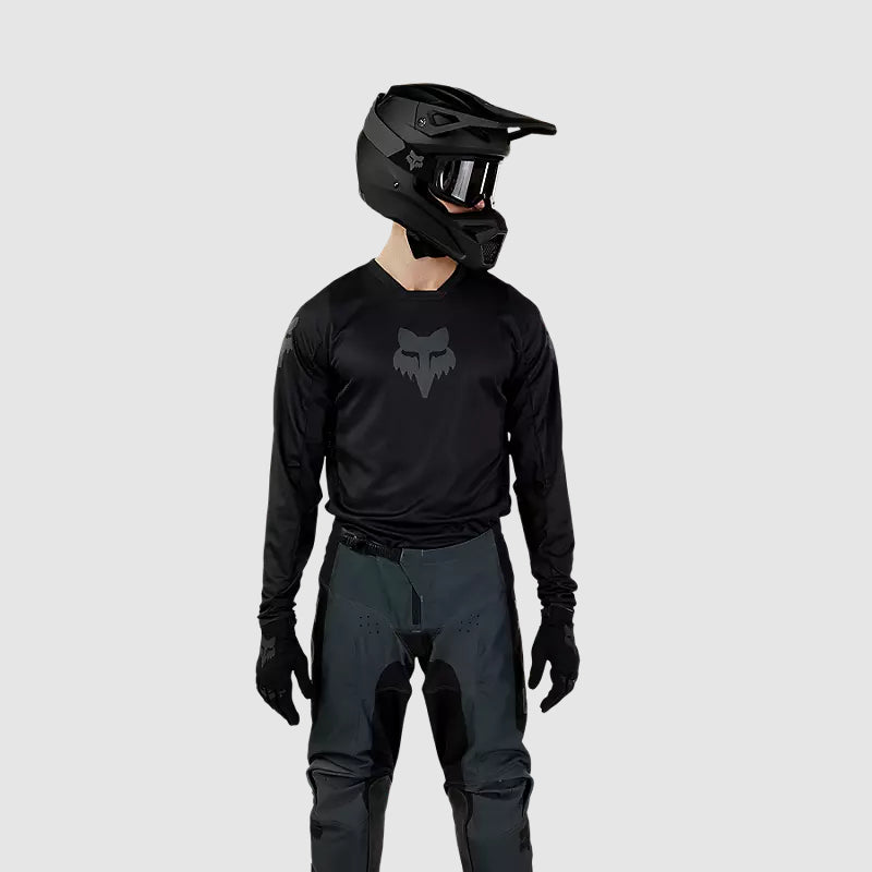 Polera Moto 180 Blackout Negro Fox polera moto fox motocross