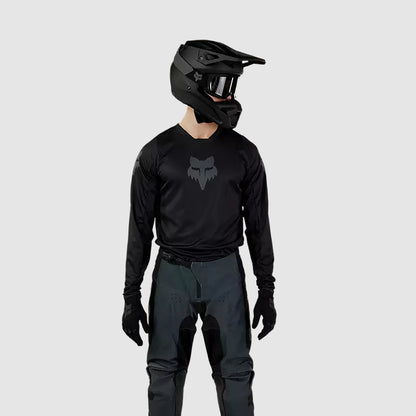 Polera Moto 180 Blackout Negro Fox polera moto fox motocross