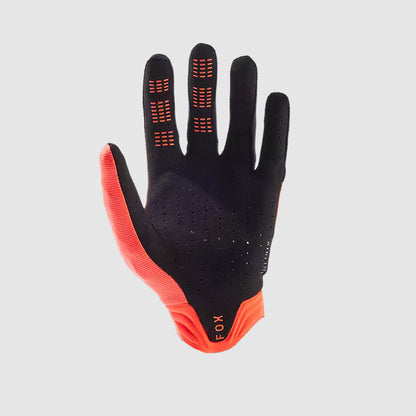 Guantes Moto Airline Naranjo Fluor Fox - imagen 2