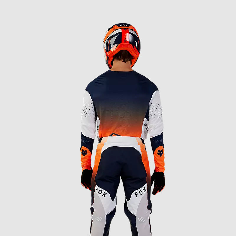 Polera Moto 360 Revise Azul Marino/Naranjo Fox polera moto fox motocross