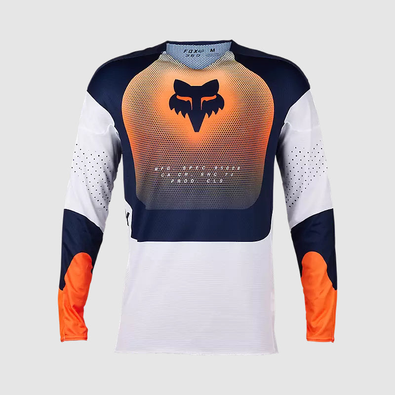 Polera Moto 360 Revise Azul Marino/Naranjo Fox polera moto fox motocross