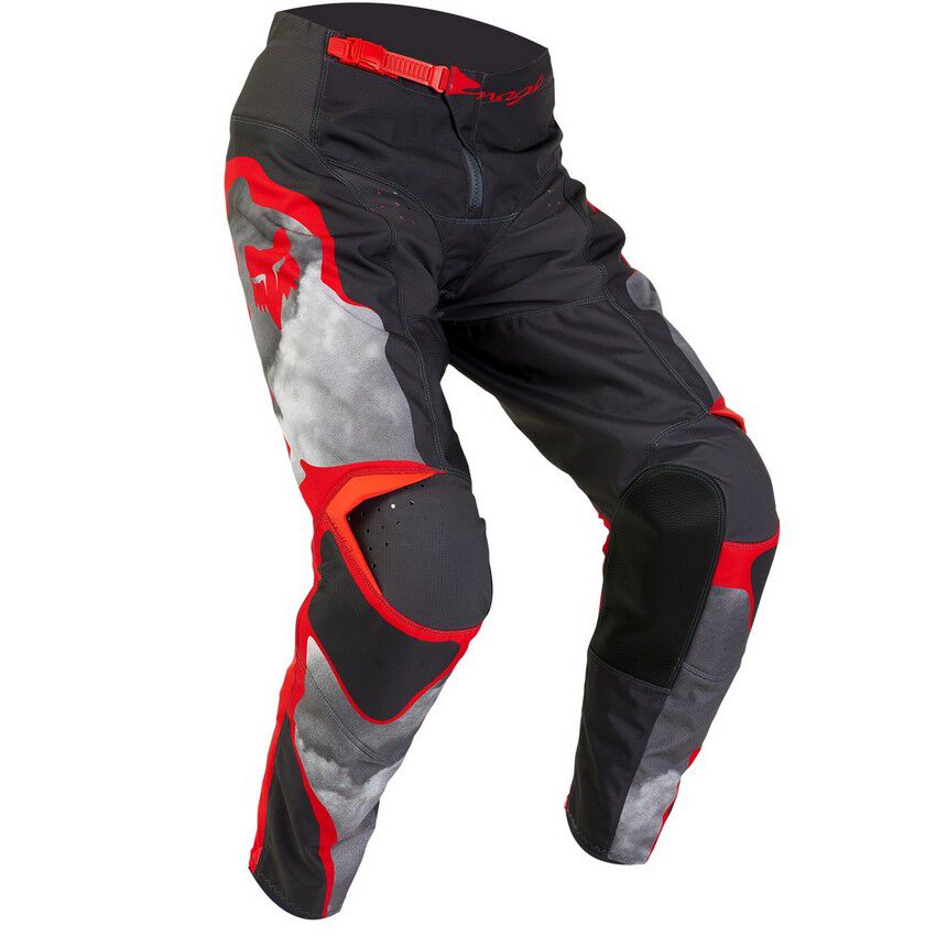 Pantalon Fox Moto Niño 180 Atlas para Moto Gris/Rojo