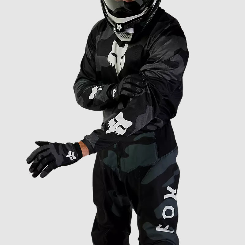 Polera Moto 180 Bnkr Camo Negro Fox polera moto fox motocross