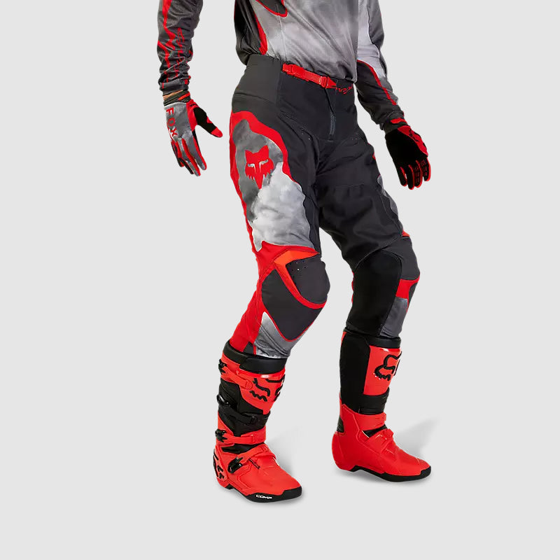 Pantalon Moto 180 Atlas Gris/Rojo Fox