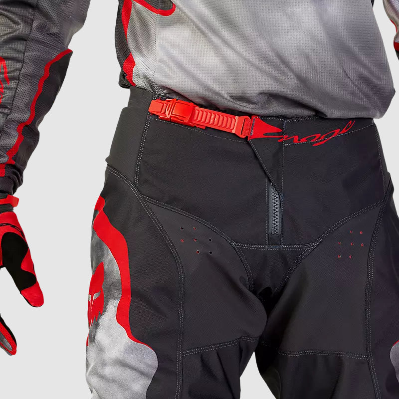 Pantalon Moto 180 Atlas Gris/Rojo Fox