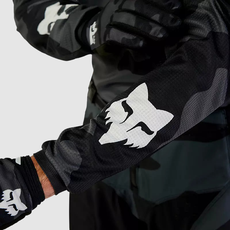 Polera Moto 180 Bnkr Camo Negro Fox polera moto fox motocross