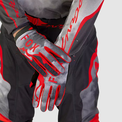 Polera Moto 180 Atlas Gris/Rojo Fox