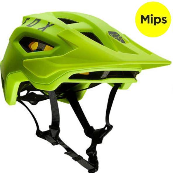 Casco Bicicleta Speedframe Mips Amarillo Fluor Fox | Casco MTB Fox casco fox racing motocross mtb