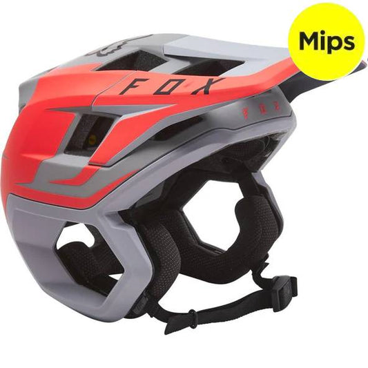 Casco Bicicleta Dropframe Pro Gris Fox | Casco MTB Fox casco fox racing motocross mtb