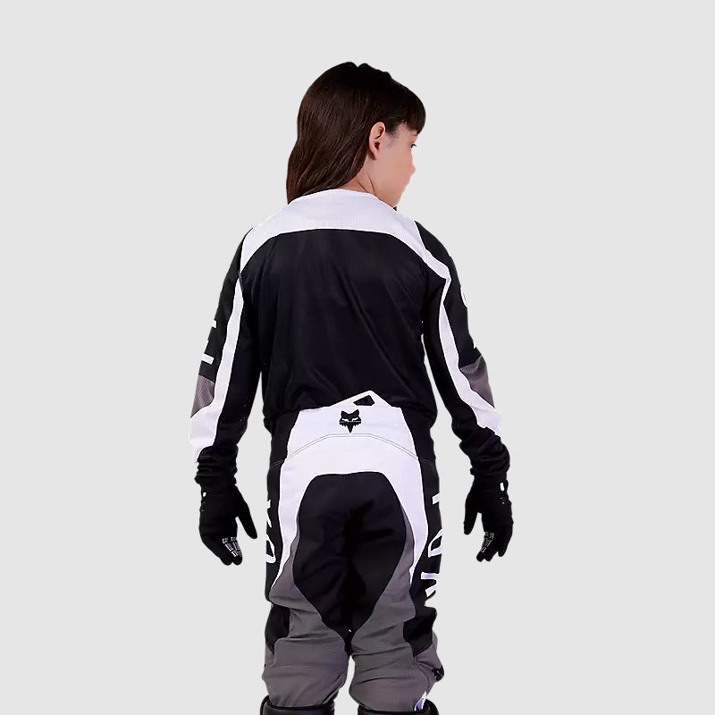 Polera Moto Niño 180 Nitro Negro/Gris Fox