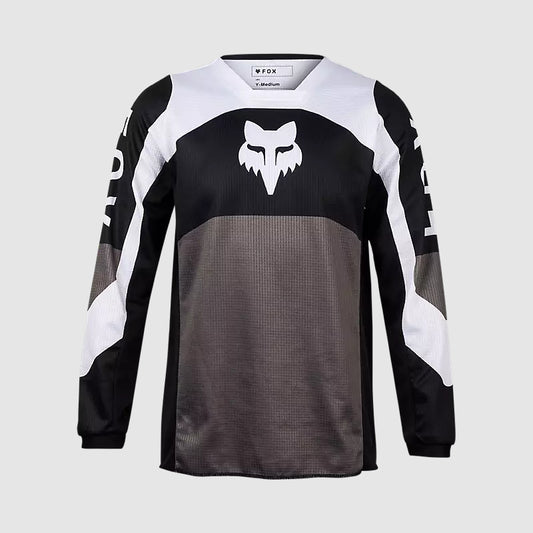 Polera Moto Niño 180 Nitro Negro/Gris Fox