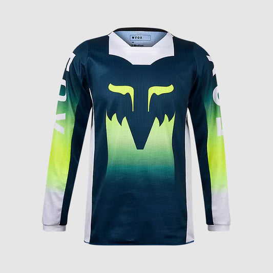 Polera Moto Niño 180 Flora Azul Petroleo Fox