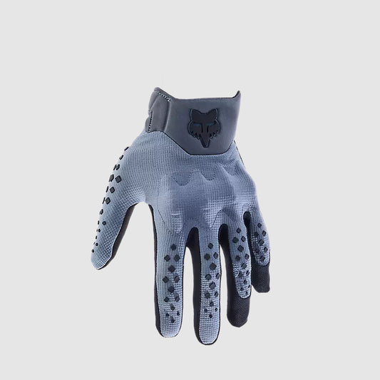 Guantes Moto Bomber LT Azul Acero Fox