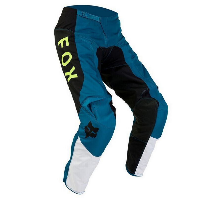 Pantalon Fox Moto Niño 180 Nitro Azul para Moto Petroleo