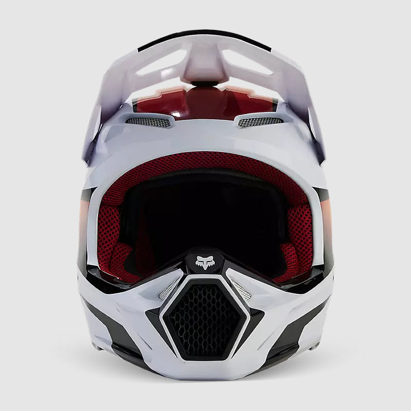 Casco Moto Niño V1 Flora Blanco/Negro Fox | Casco Moto Fox casco fox racing motocross mtb