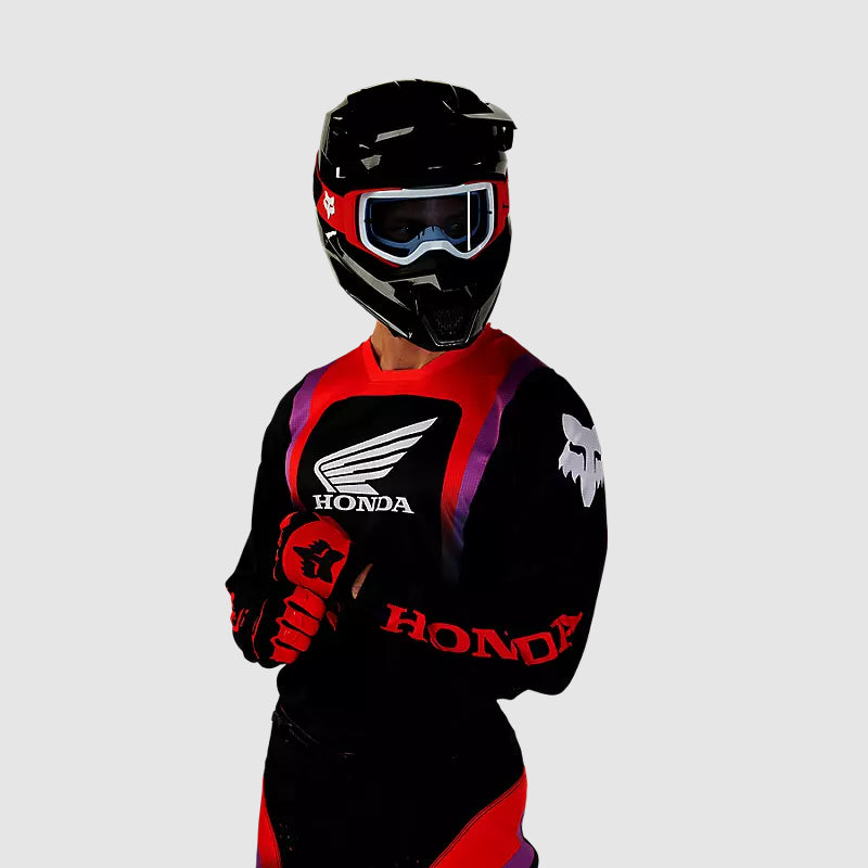 Polera Moto 180 Honda Multicolor Fox polera moto fox motocross