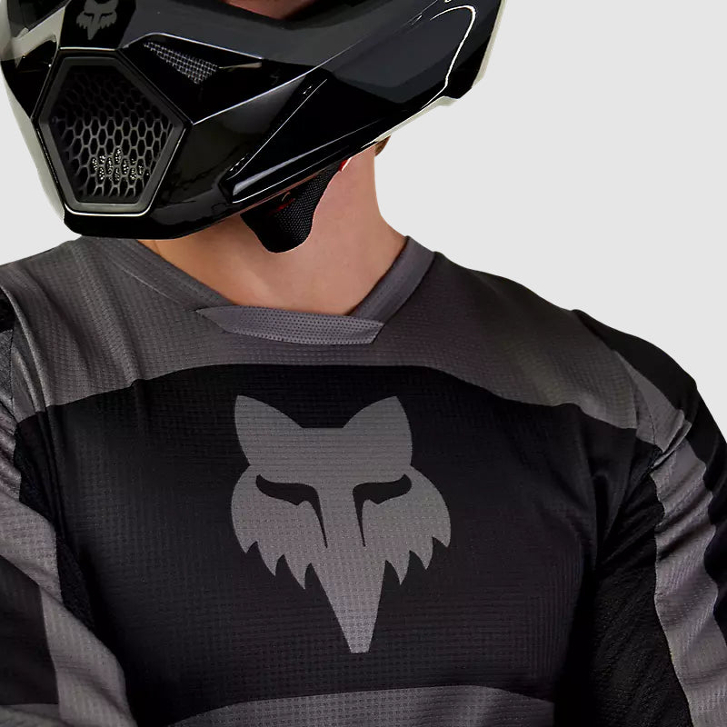 Polera Moto 180 Nitro Gris Oscuro Fox polera moto fox motocross